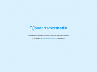 badertschermedia.com Webseite Vorschau