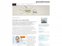 gruendertraum.wordpress.com Webseite Vorschau