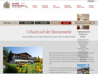 hotelalpenpanorama.com Webseite Vorschau
