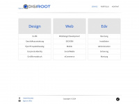 digiroot.at Webseite Vorschau