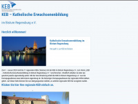 keb-regensburg.de Webseite Vorschau
