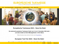eurotaximesse.de Webseite Vorschau