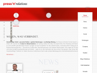 press-n-relations.com Webseite Vorschau