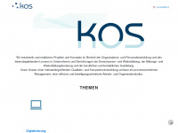 kos-qualitaet.de Webseite Vorschau
