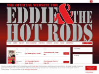 eddieandthehotrods.com Webseite Vorschau