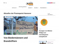 piratenhannover.de Webseite Vorschau