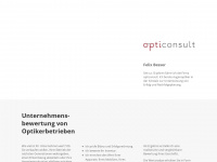 opticonsult.ch Webseite Vorschau