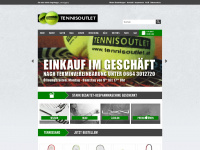 tennisoutlet.at Webseite Vorschau