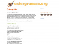 ostergruesse.org Webseite Vorschau
