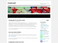 knopfprojekt.wordpress.com Webseite Vorschau