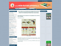 wide-format-printers.net Webseite Vorschau