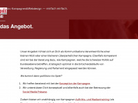 politbuero-kampagnen.ch Webseite Vorschau