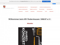 mv-rodershausen.de.tl Webseite Vorschau