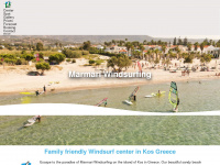 marmari-windsurfing.com Webseite Vorschau