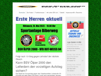 bsv-ölper-erste-herren.de Webseite Vorschau