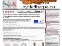 cadence.nyckelharpa.eu Webseite Vorschau