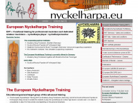 training.nyckelharpa.eu Webseite Vorschau