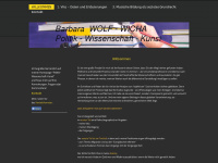 barbara-wolf-wicha.at Webseite Vorschau