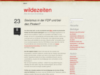 wildezeiten.wordpress.com Webseite Vorschau