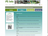 pflanzenschutz-information.de Webseite Vorschau