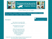 daphnes-tierfotografie.de Webseite Vorschau