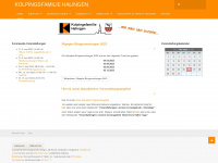 kolping-halingen.eu Webseite Vorschau