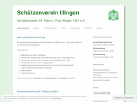 schützenverein-illingen.de Webseite Vorschau