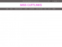 misscufflinks.com Webseite Vorschau