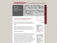 leselieber.de Webseite Vorschau