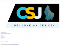 csj.lu Webseite Vorschau