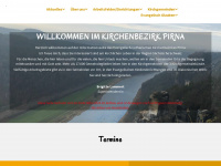 kirchenbezirk-pirna.de Webseite Vorschau