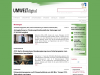 umweltdigital.de Webseite Vorschau