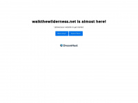 walkthewilderness.net Webseite Vorschau