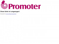 promoter.de Webseite Vorschau