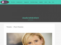 claudia-kohde-kilsch.de Webseite Vorschau