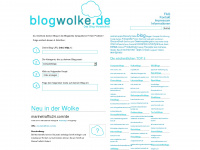 blogwolke.de Webseite Vorschau