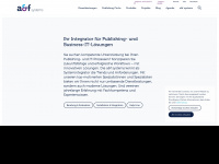 a-f.ch Webseite Vorschau