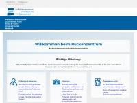 spine.ch Webseite Vorschau