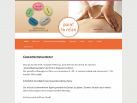 point-to-relax.com Webseite Vorschau
