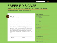 freebirdscage.wordpress.com Webseite Vorschau