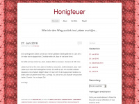 honigfeuer.wordpress.com Webseite Vorschau