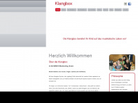 dieklangbox.ch Webseite Vorschau