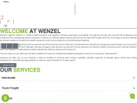 wenzel-logistics.com Webseite Vorschau