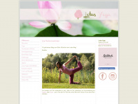 lotusyoga.la Webseite Vorschau