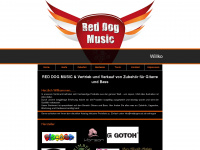 reddogmusic.de Webseite Vorschau