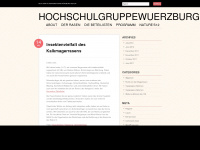 hochschulgruppewuerzburg.wordpress.com Webseite Vorschau
