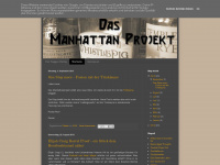 das-manhattan-projekt.blogspot.com Webseite Vorschau