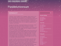 paralleleuniversen.wordpress.com Webseite Vorschau
