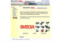 svecia.de Webseite Vorschau
