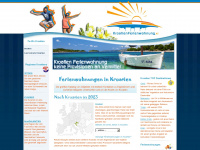 kroatienferienwohnung.at Webseite Vorschau